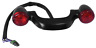 11473 Black Led Light Bar With Bullet Turn Signals Harley Touring
