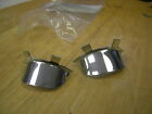 11502 Mid Usa Motorcycle Custom Bullet Turn Signal Visors Set Of 2