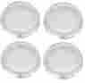 11766 Mid Usa Pack Of 4 Clear Turn Signal Lens Snap-in Style For 2000-up Harley Davidson
