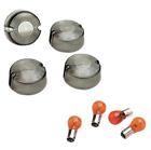 142177 Drag Specialties Ds Smoked Turn Signal Lens Kit Harley Davidson