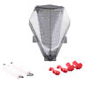1pc E-mark Led Clear Taillights Running Lamp With Signals For Yamaha R6 2006-2007