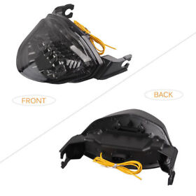 1x Black Led Brake Taillight For Suzuki Gsxr 1000 2005 2006 With Turn Signal Lamp