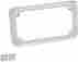 2030-0214 Drag Specialties Chrome License Plate Frame 4 Wx7 L