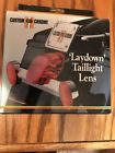 2040-0601 Custom Chrome Laydown Taillight Lens Harley Davidson Rear Brake Light