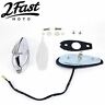 25-5128 Fender Marker Light With Fin Chrome Clear For Kawasaki