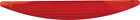 28-6041led-r Harddrive License Plate Frame Half Moon Red Lens