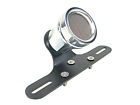 2fm-42-u4320c Retro Custom Led Mesh Tail Brake Light Chrome Bracket Bobber