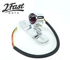 2fm-62-21517g Y - 619c5a4a-761 Chopper Bobber Cafe Custom Vintage Style Round Chrome Tail Light