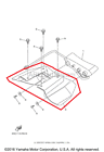 2hc-f172x-00-00 Yamaha New Oem Yxz Eps Tail Light Lamp Cover