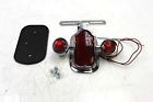 306635 Jp Cycles Motorcycle Chrome Red Tombstone Brake Tail Light Signal