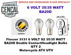 35-35w 3131 Fl Sser Flosser Double Contact Bulbs Motorcycle Headlight Bulb Set