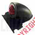 33-0326 Wyatt Gatling Sparto Style Tail Lamp Flat Black Harley Chopper Bobber Triumph Cafe Racer