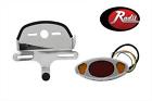 33-0391 Manufacturing Wyatt Gatling Chrome Oval Led Tail Lamp Assembly For