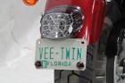 33-1606 Manufacturing Smoked Led Lay Down Tail Lamp Assembly For Harley