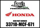 33710-mcf-671 Honda Rvt Taillight Lens New Oem 757480778676