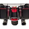 40049 Ciro Lighted Led Filler Panel Red Black Harley Ultra Classic