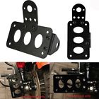 401 Black Side Mount License Plate Bracket For Harley 617949647526
