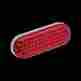 401584 Wesbar Led 6 Oval Taillight Horizontal Mount Grommet Plug Not Incl 053522015847