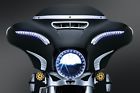 419786 Kuryakyn Led Bat Lashes For Harley Batwing Fairing Chrome