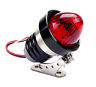 42-u4330b Custom Led Tail Light Black Round Vintage Harley Bobber New