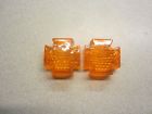 50r-00215 Aftermarket Amber Maltese Cross Marker Light Replacement Lens