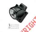 61300138 2011 Headlight Riser Nacelle Black Gloss Kit Fatboy Harley