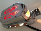 617949630450 Aftermarket Parts Motorcycle Chrome Red Flame Brake Tail