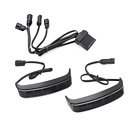 67800605 Harley Davidson Saddlebag Turn Signal Lights Black With Smoked Lens