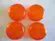 68973-00 2002-up Harley Davidson Bullet Style Stock Turn Signal Lenses Amber Oem