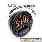 6904531702867 Harley-davidson Motorcycle Rear Tail Brake Stop License Lamp For Harley Racer Cafe Bobber Black