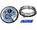 7-silver-led-daymkr-ring-lamp Octane Lighting Inc 7 Motorcycle Chrome Projector Daymaker Hid Led Light Bulb Headlight For Harley 636676496528