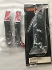 78-026 Custom Chrome Nos Harley Davidson Marker Lights Red Lens Pointed