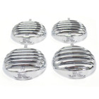 86-66222 Emgo Turn Signal Light Bezel Set Of Kawasaki Vulcan