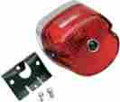 8727838 Drag Specialties Ds Laydown Taillight Assembly W Blue Dot Harley Fxr 1986-1994