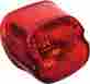 8739065 Drag Specialties Ds Led Laydown Taillight Lens W Bottom Window Red Harley Fxstc Custom 99