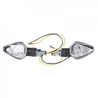900-0040 Dmp Led Turn Signal Blunt Arrow Black Lens