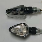 900-0043 Dmp Blunt Arrow Led Marker Lights Pair Carbon Clear Lens