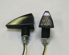 900-2021 Dmp Fuse Led Marker Lights Stalk Mount Black Clear Lens