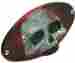 913105 Drag Specialties Ds Cat Eye Taillight Replacement Lens With 3d Skull