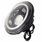 Acc0103 7 Black Angel Eye Blue Halo Hid Led Headlight Kawasaki Vulcan Nomad 1500 1600
