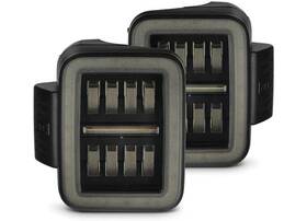 602050 Alpharex Usa 2019-2023 Gladiator Jt Nova Prismatic Led Tail Lights Alphablack