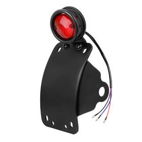 Ylqp5355xhlmw Amazicha 3/4 Inch Motorcycle Led Tail Brake Light With Bracket 0.75inch Red