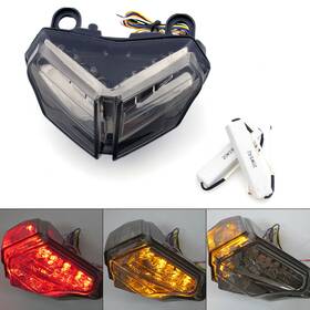 Tl-383-smoke Areyourshop Integrated Led Taillight Turn Signals Fits Ducati 848 08-12 1098r/1098s 07-12
