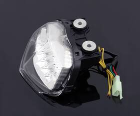 Tl-389-clear Areyourshop Integrated Led Taillight Turn Signals For Kawasaki Ninja 250r Ex250 08-12 #3