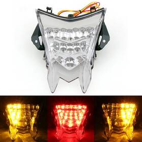 Tl-398-clear Areyourshop Clear Led Tail Light Taillight Turn Signals For Bmw S1000rr 2009 18