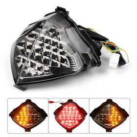 Tl-320-smoke Artudatech Smoke Led Tail Light With Turn Signal Fit For Yamaha Yzf R1 Yzf-r1 2004-2006 Sa