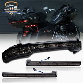 Astradepot 934660118402 Smoke Led Tour Pack Tail Light Accent Side Marker For Harley Electra Glide 14-up