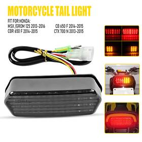 Mtc-wd-grom125-13-16 Auxito Integrated Led Tail Brake Turn Signal Light For Honda Grom 125 Cbr650f Ctx700n B