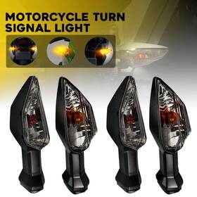 Auxito Mtc-zxd-650-12-23yx Smoked Turn Signal Amber Light 4pcs Front Rear Fit Kawasaki Ninja 400 2018-2023