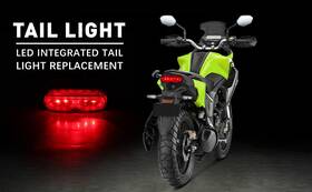 B-shiparts 550730988203 Brake Rear Tail Light Breaking Lamp Smoke Lens Fit 14-16 Honda Grom/msx 125 S